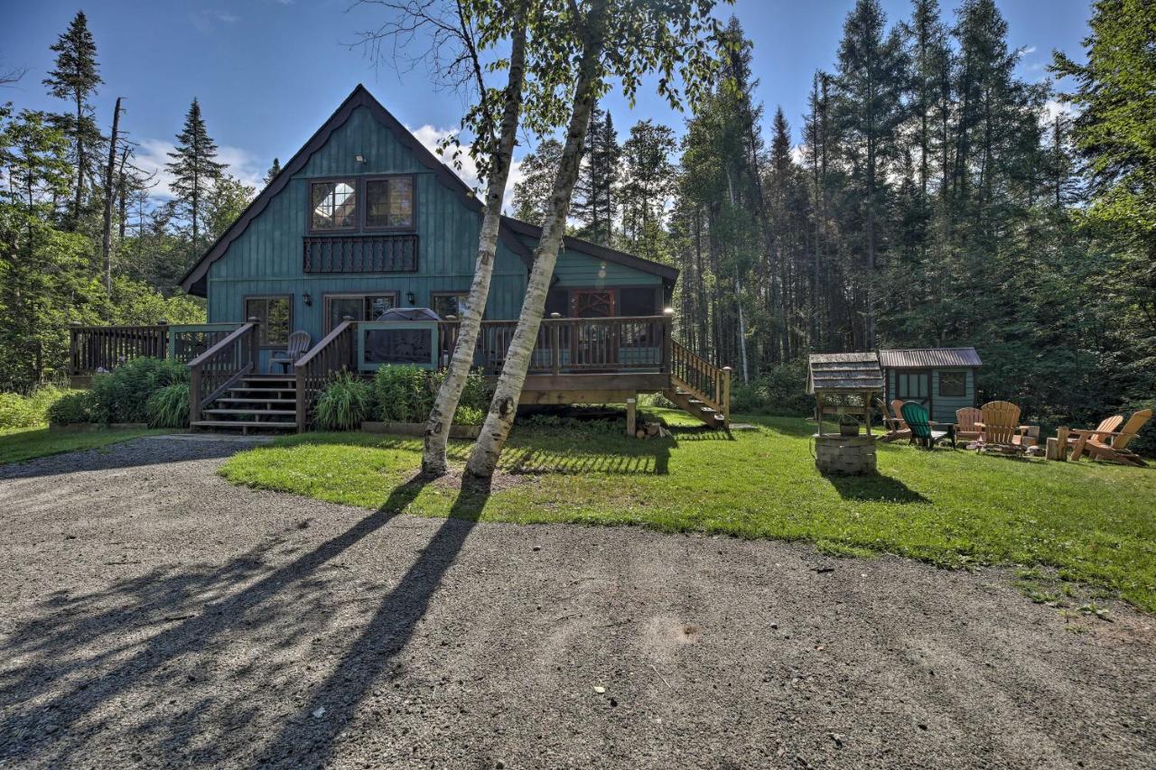 Lake Placid Chalet Deck And Forest Views! Ngoại thất bức ảnh