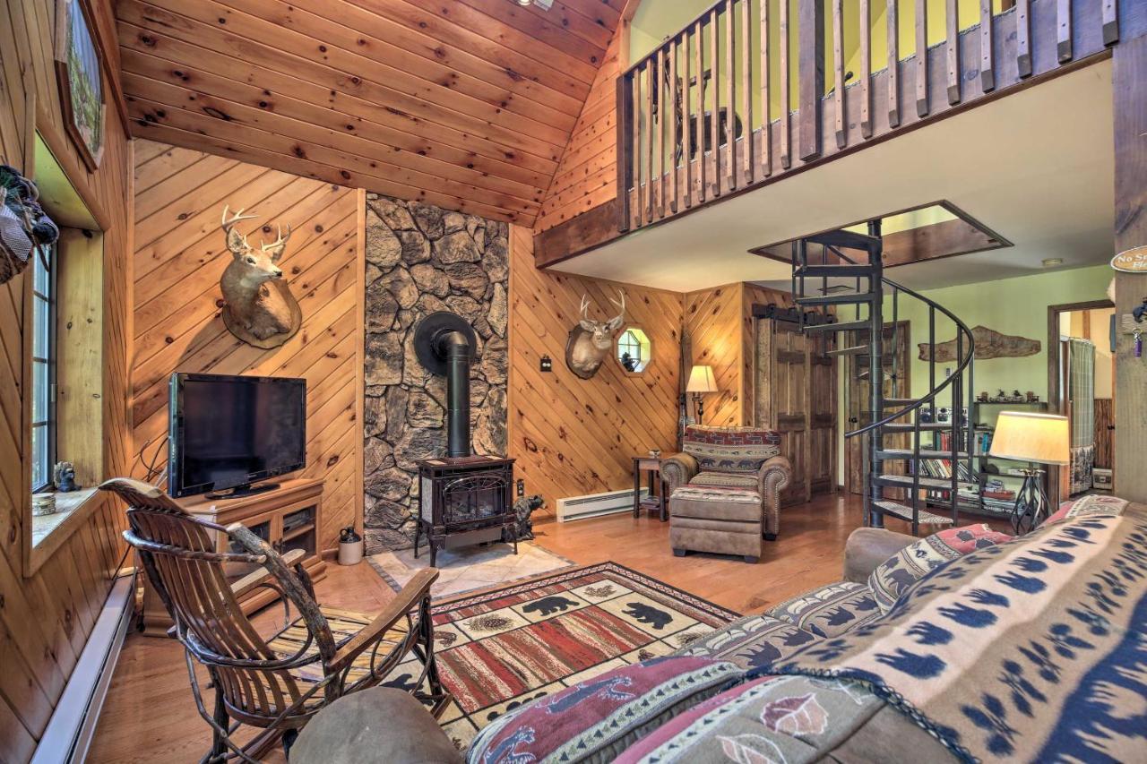Lake Placid Chalet Deck And Forest Views! Ngoại thất bức ảnh
