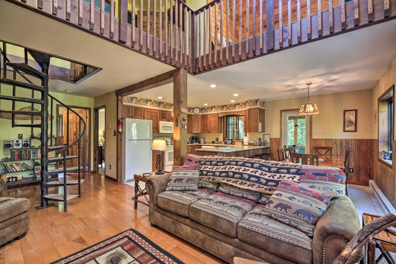 Lake Placid Chalet Deck And Forest Views! Ngoại thất bức ảnh